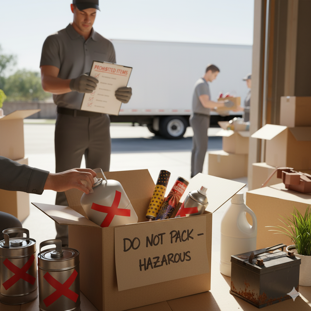 What Movers Can’t Move: 18 Restricted Items and Safe Alternatives in Jacksonville