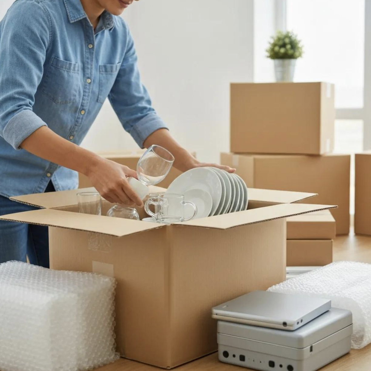 Fragile Packing 101: How to Pack Dishes, Glass, and Electronics Safely for Moving