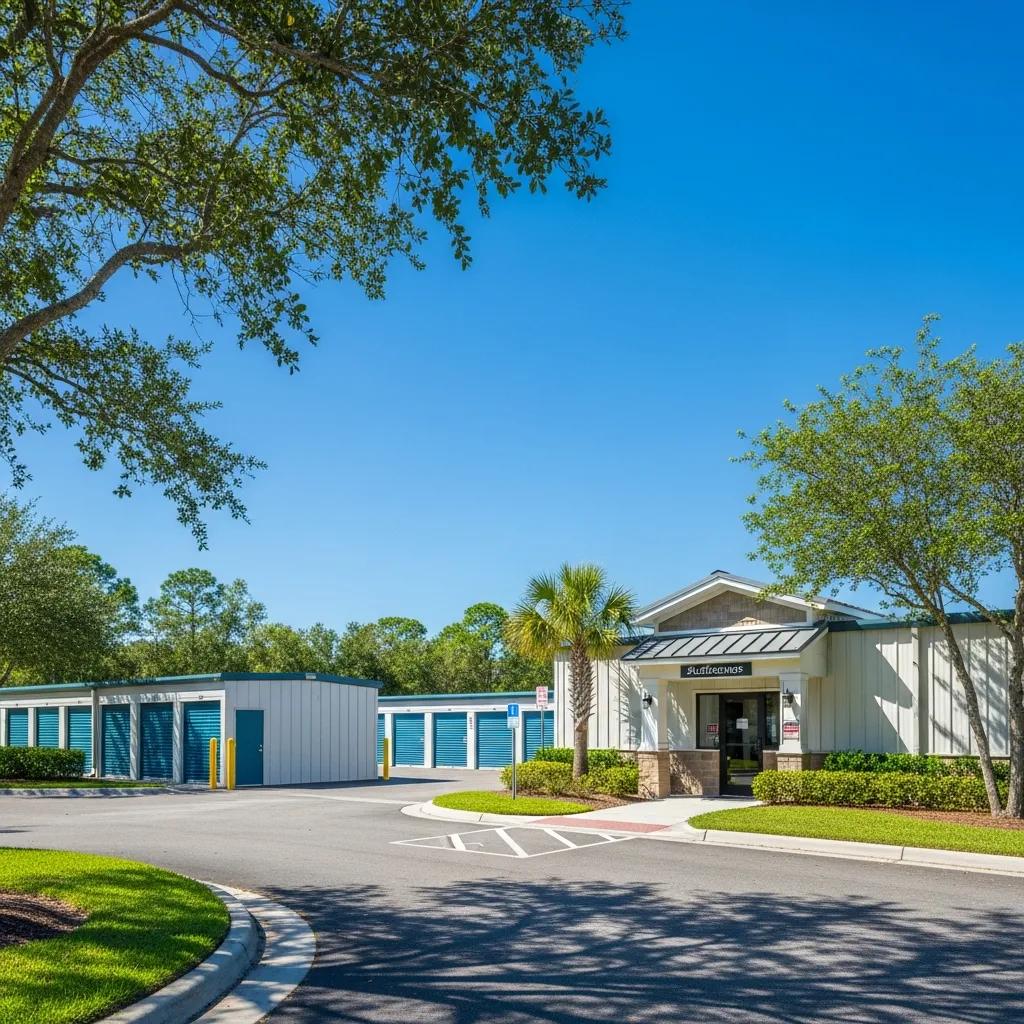 Modern self-storage facility in Julington Creek with secure and accessible units