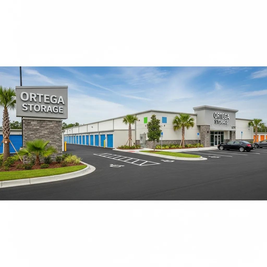 Modern storage facility in Ortega with various storage units, emphasizing security and flexibility