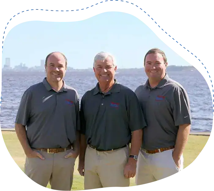 Three Skinner Moving & Storage owners standing