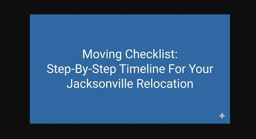 Moving Checklist: Step-By-Step Timeline For Your Jacksonville Relocation
